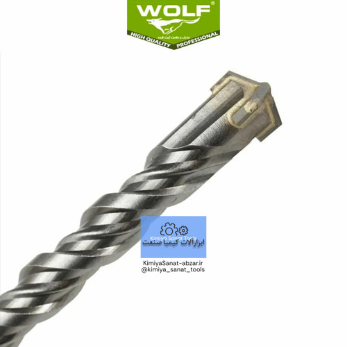 خرید قیمت مته مته الماسه مته الماسه 4 شیار مته الماسه ولف wolf چهار شیار نمره 6 سایز 160 میلیمتر 160*6