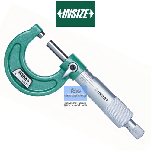 ابزار کیمیا صنعت ابزارالات خرید قیمت میکرومتر خارج سنج 25-0 25a-3203 کد اینسایز insize kimiyasanat-abzar