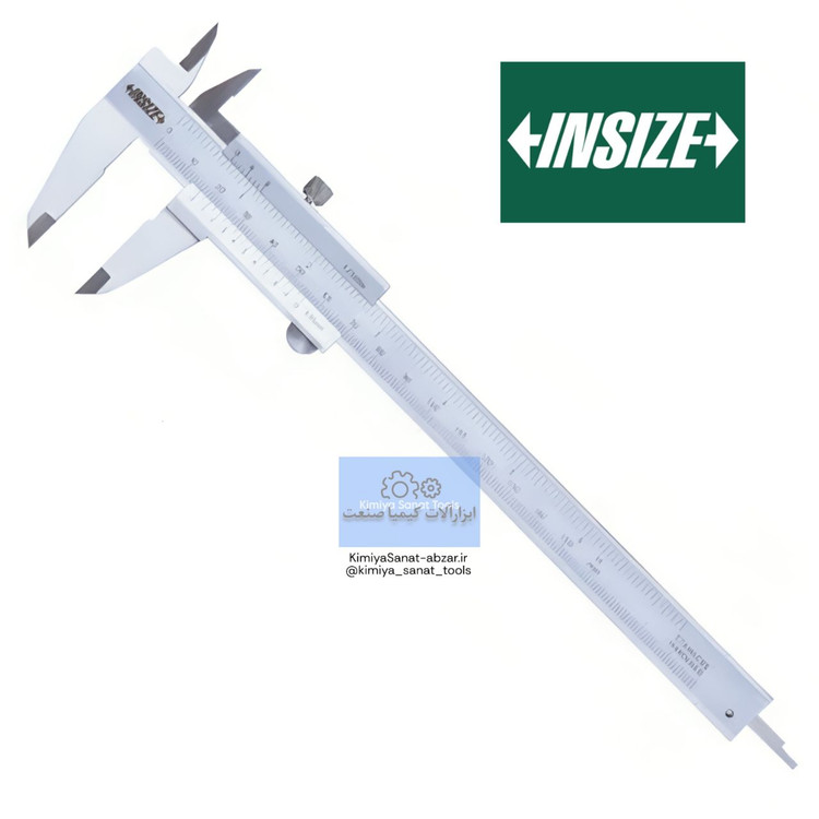 ابزار کیمیا صنعت خرید قیمت ابزارالات کولیس ورنیه ای اینسایز INSIZE KIMIYASANAT-ABZAR 200S-1205 15 سانت