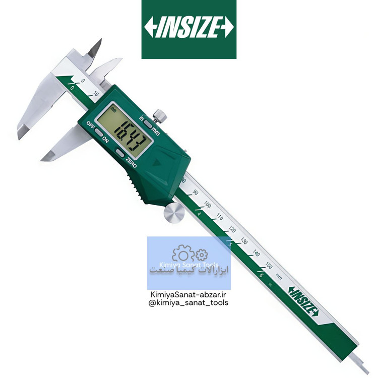 ابزار ابزارالات کیمیا صنعت خرید قیمت کولیس دیجیتال صفحه بزرگ اینسایز 30 سانت 1108-300 300-1108 INSIZE KIMIYASANAT-ABZAR