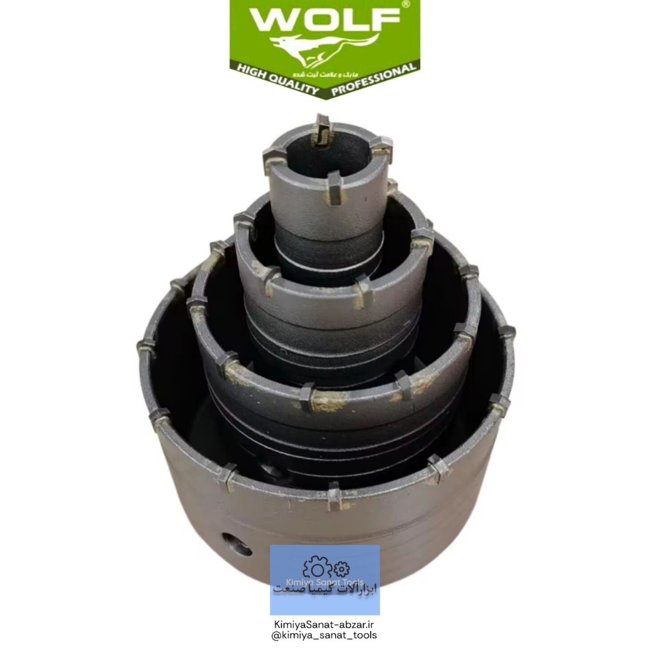 گردبر مخصوص بتن حرفه ای ولف WOLF سایز 75 میلیمتر خرید قیمت ابزارالات ابزار کیمیا صنعت kimiyasanat-abzar