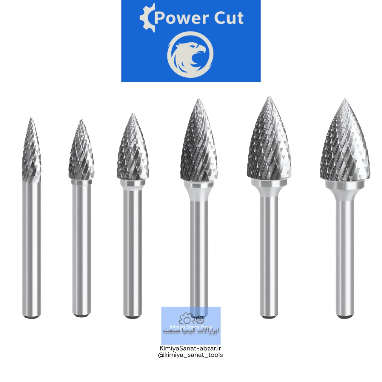 خرید قیمت انواع فرز فرم الماسه g25 برند POWER مخروطی سخت خشن شطرنجی دو رج ابزار کیمیا صنعت ابزارالات کیمیا صنعت kimiyasanat-abzar.ir دنباله 6 مدل g