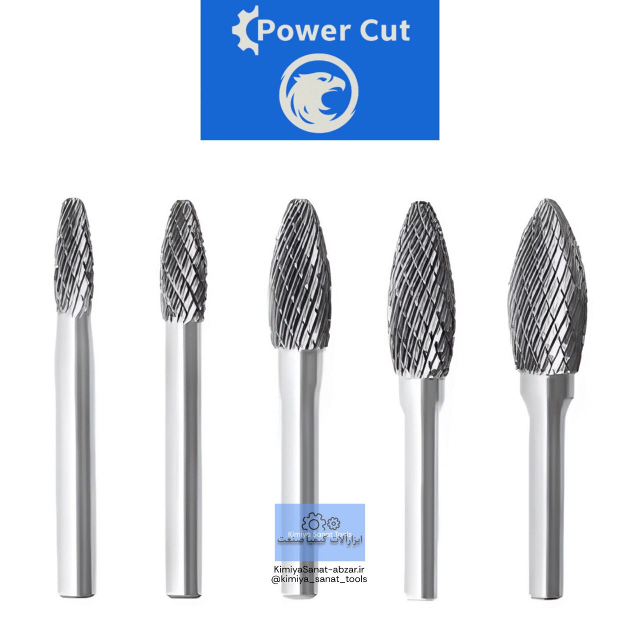 خرید قیمت انواع فرز فرم الماسه H25 برند POWER مخروطی سخت خشن شطرنجی دو رج ابزار کیمیا صنعت ابزارالات کیمیا صنعت kimiyasanat-abzar.ir دنباله 6 مدل H