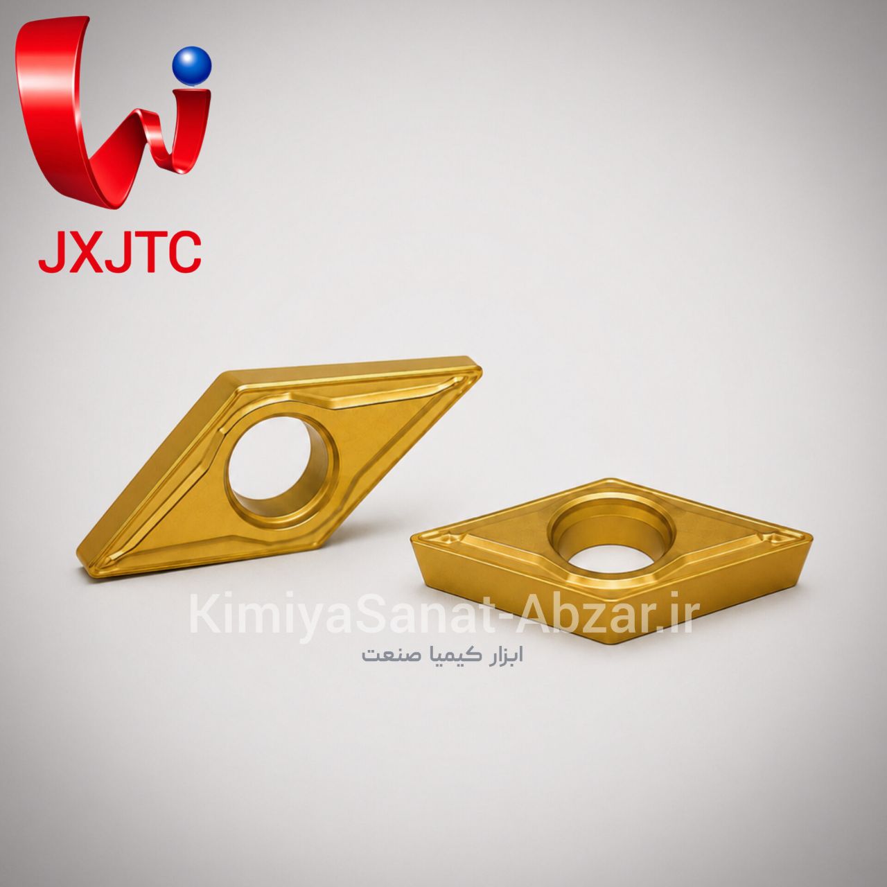 الماس اینسرت cnc تنگستن کاربید تراشکاری مدل DCMT برند JXJTC