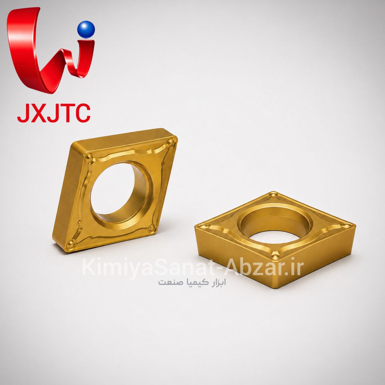 الماس اینسرت cnc تنگستن کاربید تراشکاری مدل CCMT برند JXJTC