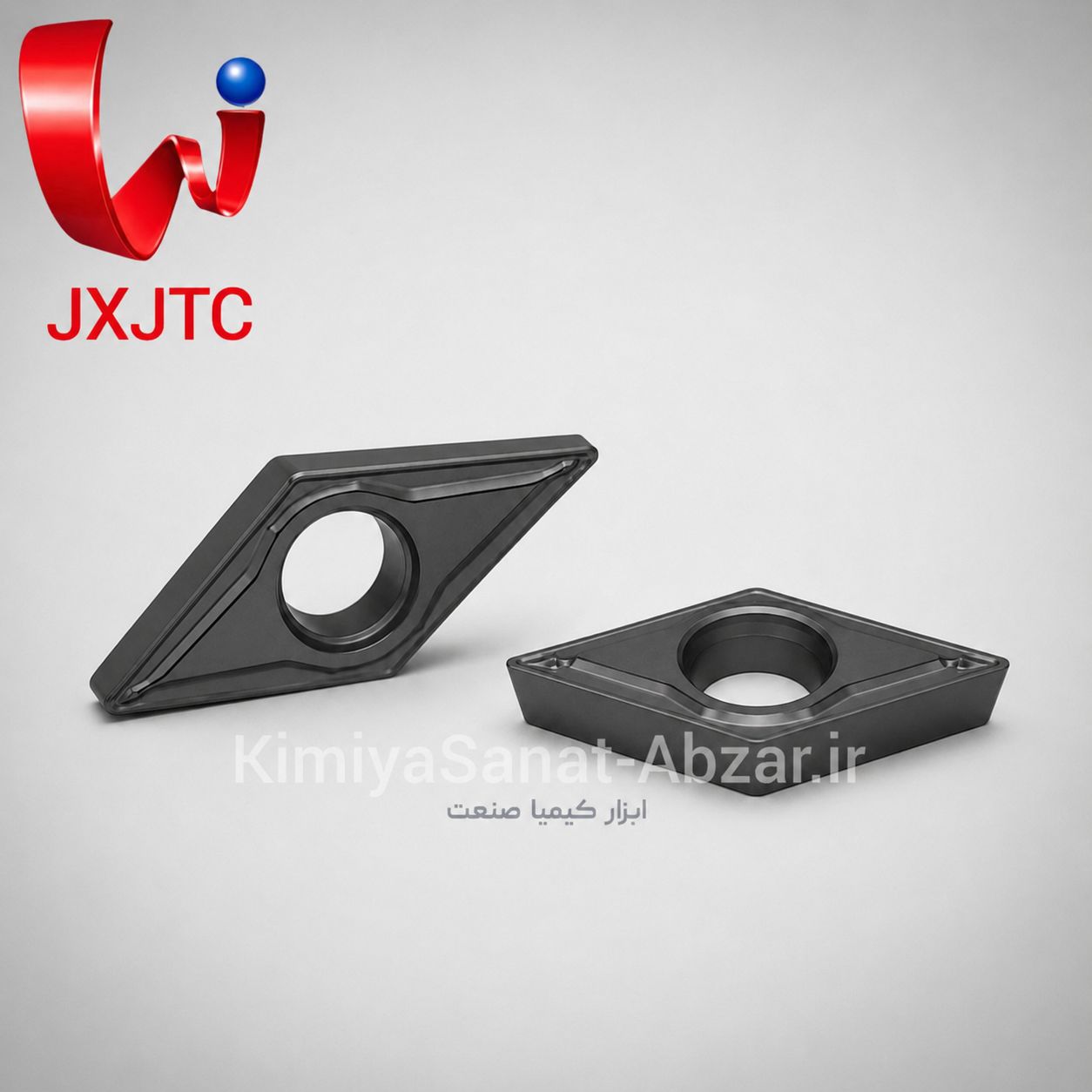 الماس اینسرت cnc تنگستن کاربید تراشکاری مدل DCMT برند JXJTC