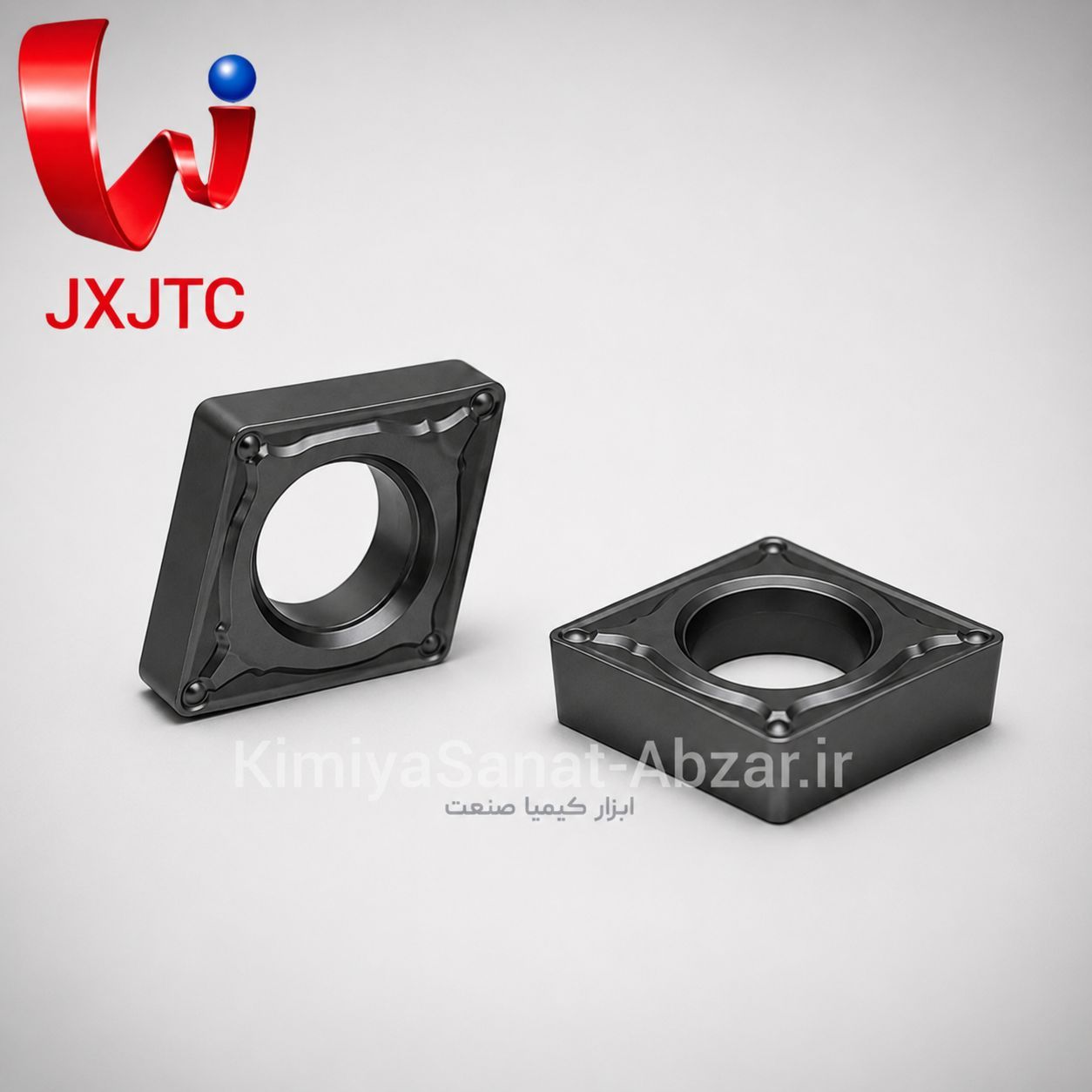 الماس اینسرت cnc تنگستن کاربید تراشکاری مدل CCMT برند JXJTC